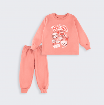 Пижама детская Bembi 2 - 8 лет Байка Розовый ПЖ55