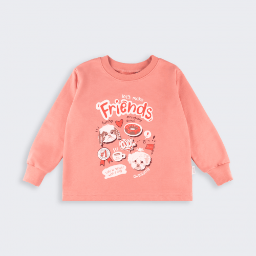 Пижама детская Bembi 2 - 8 лет Байка Розовый ПЖ55