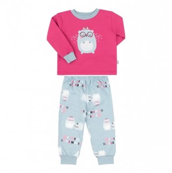 Пижама детская Bembi 2 - 5 лет Байка Розовый/Голубой ПЖ55