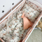 Детское постельное белье в кроватку Oh My Kids Зайчики Лисички Ранфорс Персиковый ПК-0117-Х