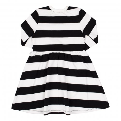 Платье детское Bembi 3 - 7 лет Трикотаж двунитка Черный/Белый ПЛ344