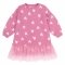 Платье детское Bembi Autumn 2023 7 - 11 лет Трикотаж шардон Розовый ПЛ384