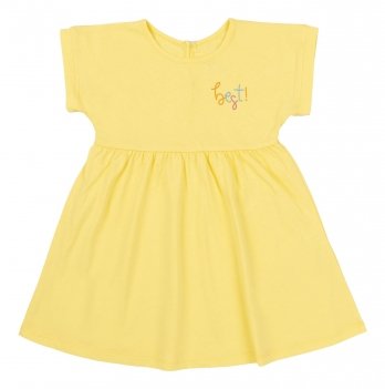 Платье для девочки Bembi Summer 2024 2 - 3 года Супрем Лимонный ПЛ392