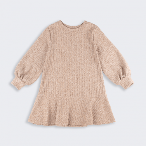 Платье детское Bembi Autumn 2025 4 - 7 лет Шардон качкорсе Бежевый ПЛ431