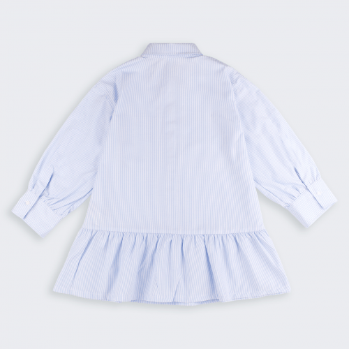 Школьное платье для девочки Bembi City collection 8 - 13 лет Ткань сорочечная Светло-голубой ПЛ437