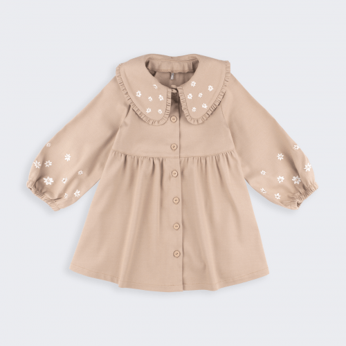 Детское платье Bembi 1,5 - 5 лет Коттон Бежевый G00 ПЛ457