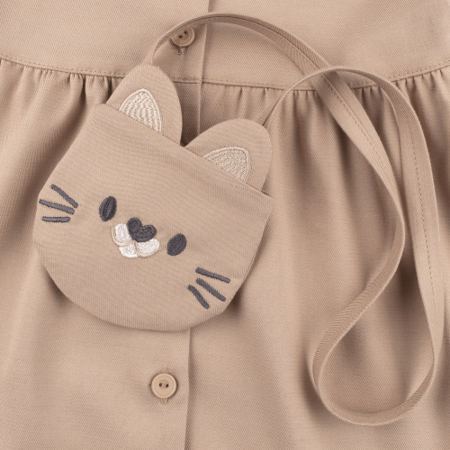 Детское платье Bembi 1,5 - 5 лет Коттон Бежевый G00 ПЛ457