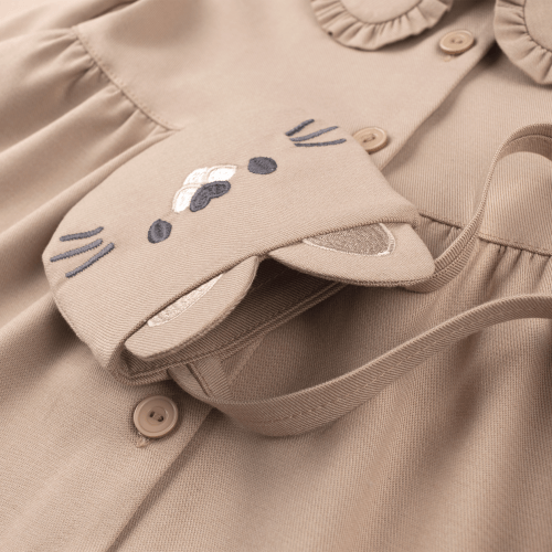 Детское платье Bembi 1,5 - 5 лет Коттон Бежевый G00 ПЛ457