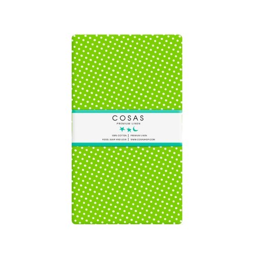 Набор простынок на резинке Cosas Cosas Drop Green White Бязь 60х120 см