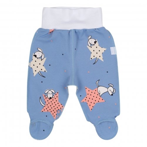 Ползунки для новорожденных Bembi 0 - 3 мес Байка Синий/Красный ПЗ13