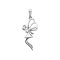 Серебряный кулон женский UD Kashtan Фея ВС-090Р