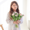 Платье детское ELA Textile&Toys Перышки 7 - 9 лет Сатин Белый/Розовый/Бежевый DS002CF