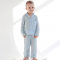 Муслиновая пижама детская ELA Textile&Toys 1,5 - 9 лет Муслин Голубой PJ004BL