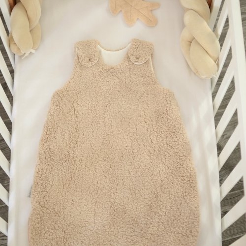 Детский спальный мешок Veres Плюш Тедди Бежевый 125.12.01