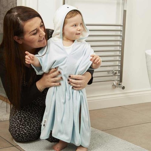 Детское полотенце пончо с капюшоном Tommee Tippee Splashtime Penny the Penguin 2 - 4 лет Голубой TT0309
