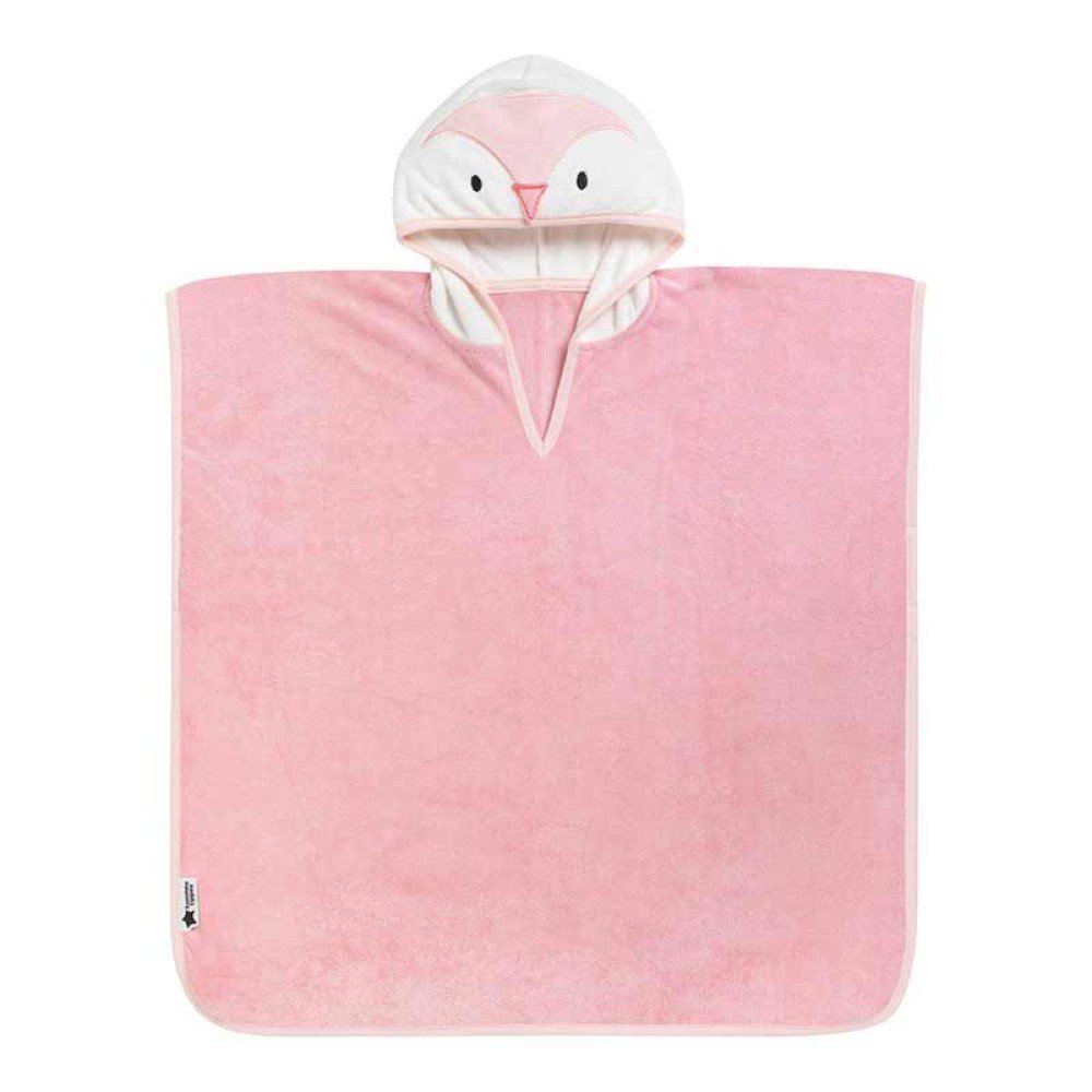 Детское полотенце пончо с капюшоном Tommee Tippee Splashtime Penny the Penguin 2 - 4 лет Розовый TT0308