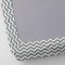 Набор простынок на резинке Cosas Zigzag Blue Zigzag Grey Бязь 60х120 см