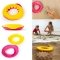 Игрушка для ванны и пляжа Quut, Волшебные формочки SUNNY LOVЕ, цвет розовый + желтый