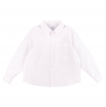 Рубашка для мальчика Bembi City collection 1,5 - 6 лет Ткань сорочечная Белый РБ210