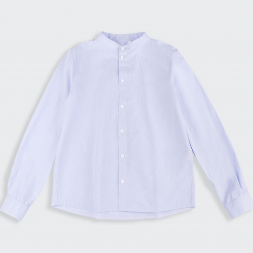 Рубашка детская Bembi City collection 6 - 13 лет Ткань сорочечная Голубой РБ211