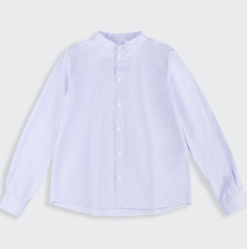 Рубашка детская Bembi City collection 6 - 13 лет Ткань сорочечная Голубой РБ211