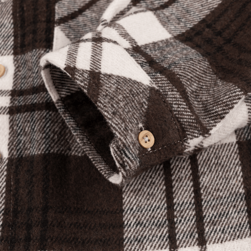 Детская фланелевая рубашка Bembi 6 - 13 лет Фланель Коричневый H23 РБ221