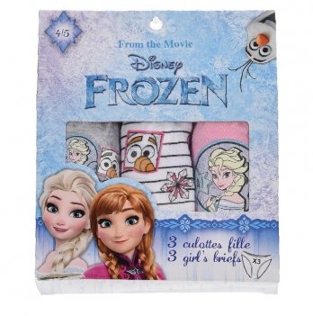 Трусики для девочки Disney Official Frozen, комплект 3шт 