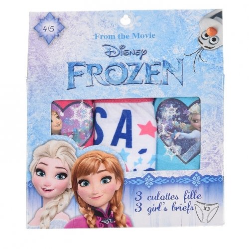 Трусики для девочки Disney Official Frozen, 3шт