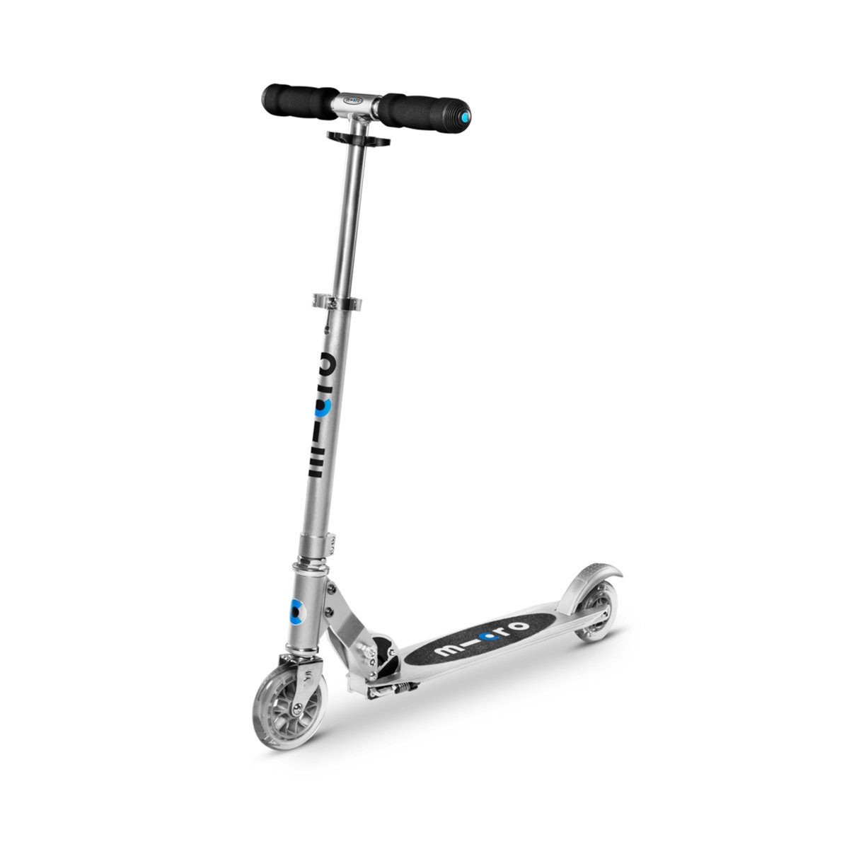 Самокат Micro Sprite от 5 до 16 лет до 100 кг Серебро SA0019