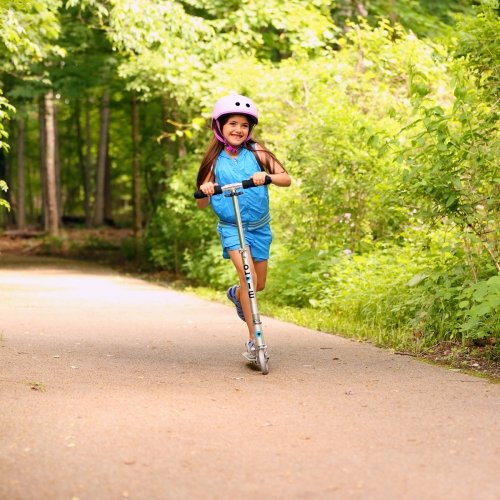 Самокат Micro Sprite от 5 до 16 лет до 100 кг Серебро SA0019