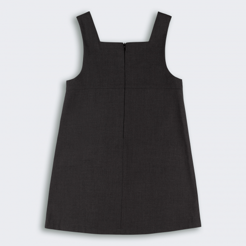 Школьный сарафан Bembi City collection 6 - 13 лет Костюмная ткань Черный/Серый СФ162