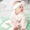 Набор одежды для новорожденных ELA Textile&Toys Сердечки 0 - 3 лет Трикотажная вафля Белый/Розовый WS001HT