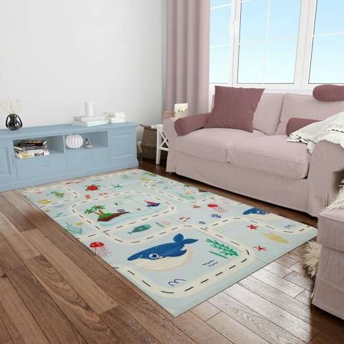 Термоковрик складной детский Sticker Wall Океан-Ростомер 117х170х0,8 см SW-00003030