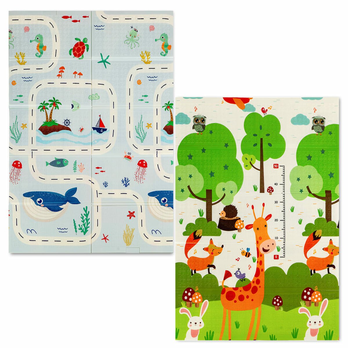 Термоковрик складной детский Sticker Wall Океан-Ростомер 117х170х0,8 см SW-00003030