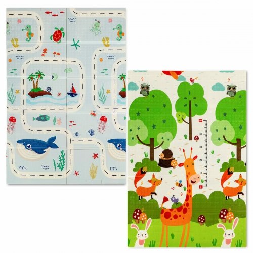 Термоковрик складной детский Sticker Wall Океан-Ростомер 117х170х0,8 см SW-00003030