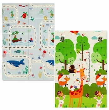 Термоковрик складной детский Sticker Wall Океан-Ростомер 117х170х0,8 см SW-00003030