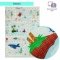 Термоковрик складной детский Sticker Wall Океан-Ростомер 117х170х0,8 см SW-00003030