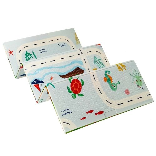 Термоковрик складной детский Sticker Wall Океан-Ростомер 147х177х0,8 см SW-00003032