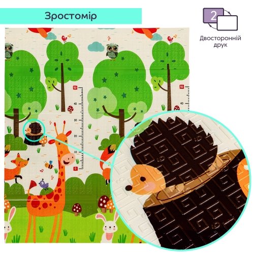 Термоковрик складной детский Sticker Wall Океан-Ростомер 147х177х0,8 см SW-00003032