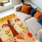 Термоковрик складной детский Sticker Wall Лисички-Ростомер 147х177х0,8 см SW-00003033