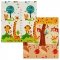 Термоковрик складной детский Sticker Wall Лисички-Ростомер 147х177х0,8 см SW-00003033