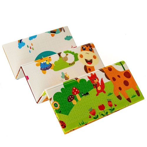 Термоковрик складной детский Sticker Wall Лисички-Ростомер 147х177х0,8 см SW-00003033