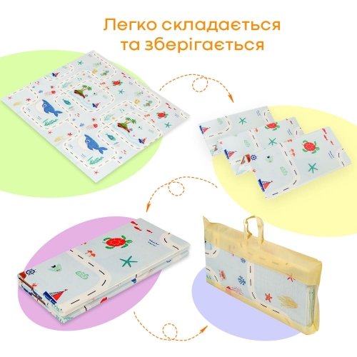 Термоковрик складной детский Sticker Wall 177х195х0,7 см SW-00003036