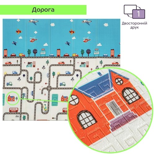 Термоковрик складной детский Sticker Wall 177х195х0,7 см SW-00003038