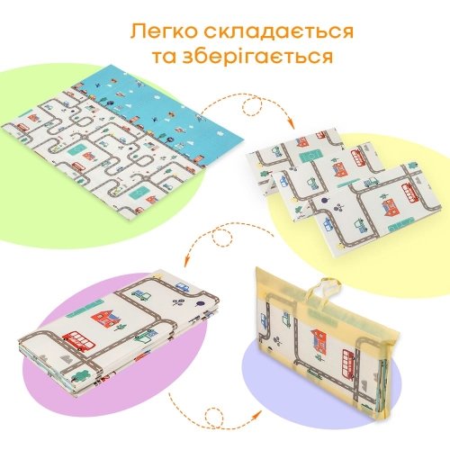 Термоковрик складной детский Sticker Wall 177х195х0,7 см SW-00003038