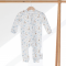 Человечек детский ELA Textile&Toys Сафари 1 - 3 лет Интерлок Белый/Голубой/Бежевый RP002SF