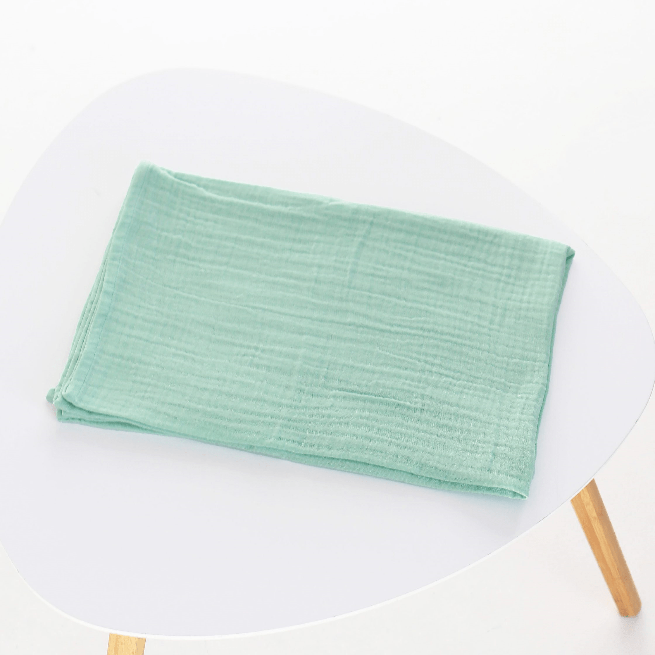Муслиновая пеленка для детей ELA Textile&Toys Однотон Муслин Салатовый 100х80 см MD002LGN Муслиновая пеленка для детей ELA Textile&Toys Однотон Муслин Салатовый 100х80 см MD002LGN