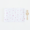 Муслиновая пеленка для детей ELA Textile&Toys Сердечки Белый/Розовый 100х80 см DM001H