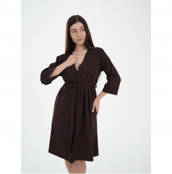 Халат для беременных и кормящих Мамин Дім Smart Care Шоколадный 25316