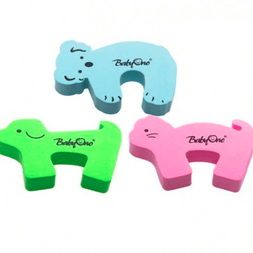 Защитная блокада дверей BabyOno Животные, 958 Розовый 